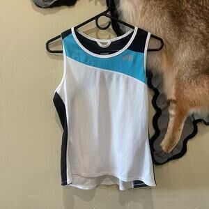 Womens North Face Flight Series Vapor Wick Tank Top Size Medium Ocean Blue/Black